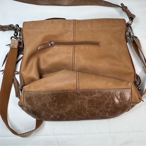 The Sak Ashland Bucket Bag Brown Leather Crossbody - Picture 14 of 16